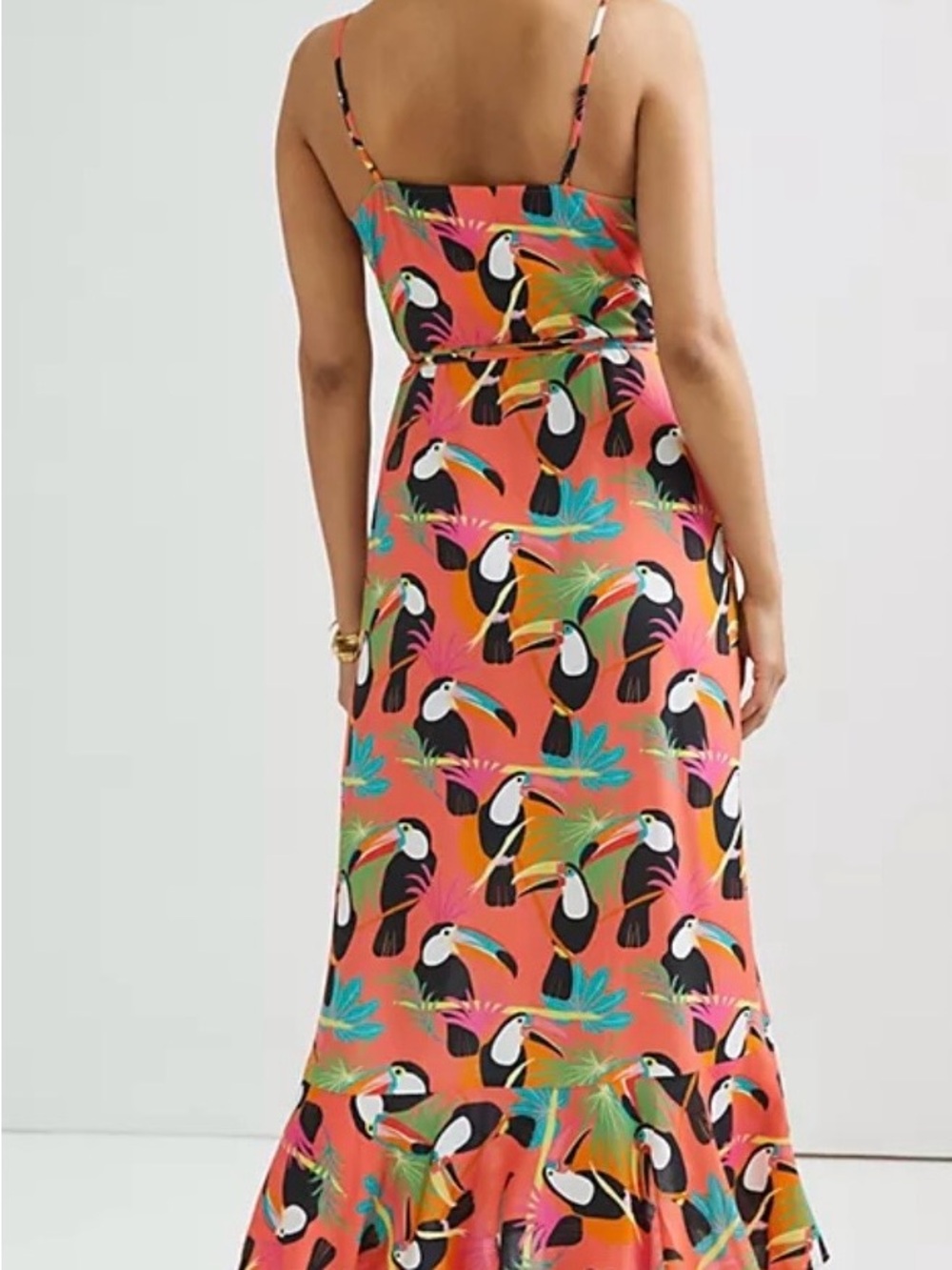 Farm Rio Toucans Wrap Maxi Dress x Anthropologie – Size M - Picture 2 of 13